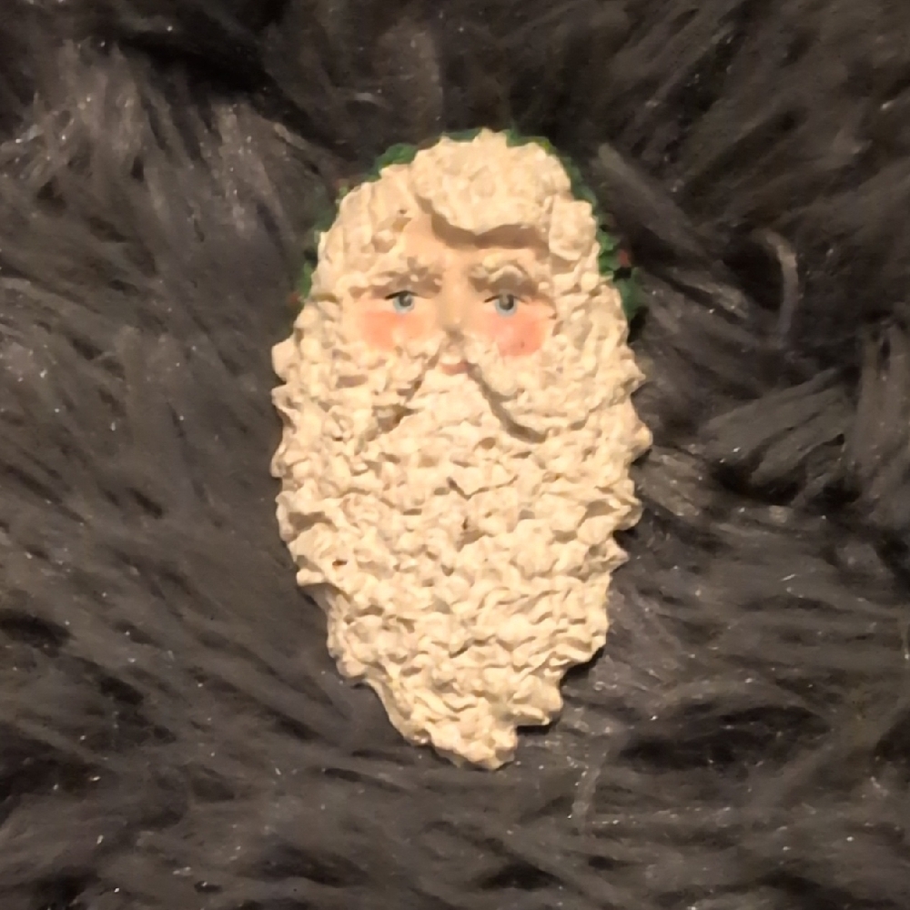 Santa Claus Face Brooch